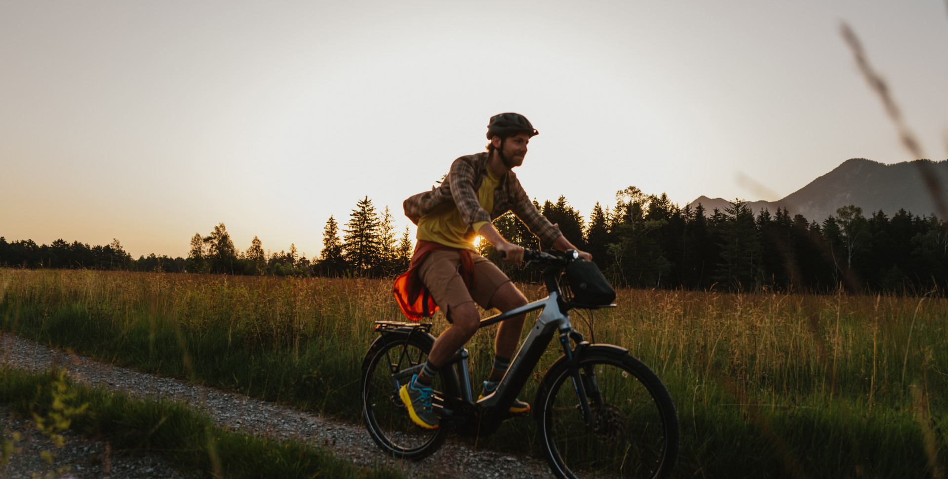 Fahrrad in Herbststimmung - bereit für den Check in der Werkstatt